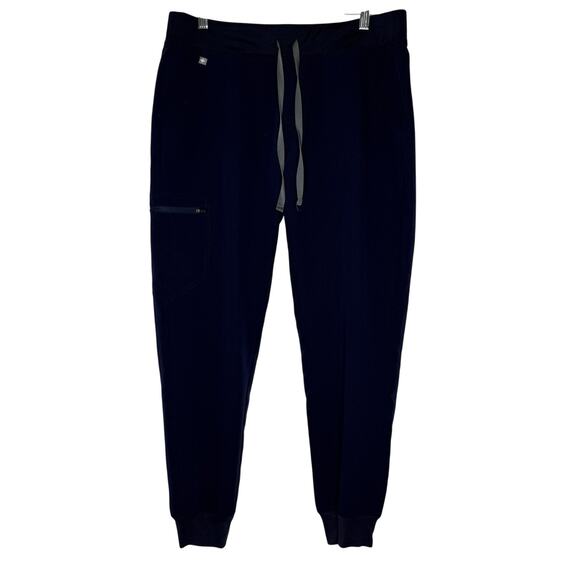 FIGS Zamora Navy Jogger Scrub Pants Size L Technical Collection W18SW2005 - Picture 1 of 7